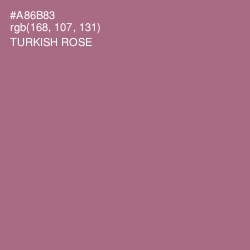#A86B83 - Turkish Rose Color Image